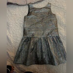 Rachel Zoe Silver and Black Kids Formal Dress